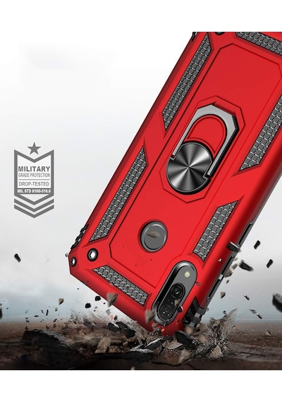 Huawei Honor 8A Kilif Zirhli Standli Miknatisli Tank Kapak 392959496