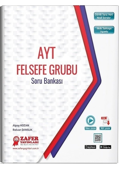 Zafer Yks Ayt Felsefe Soru Bankası Zafer Yayınları N11.21311