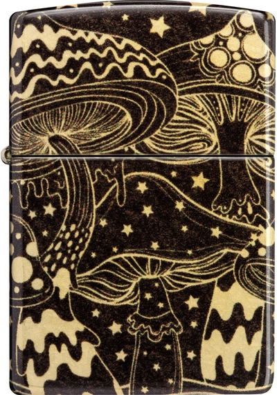 Zippo 48458 Mushrooms Design Çakmak Çok Renkli
