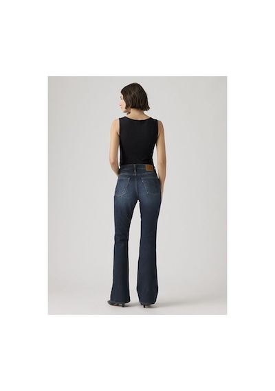 Levi's 726 High Rise Flare Kadın Jean Pantolon-16583 Dark İndigo - Worn İn