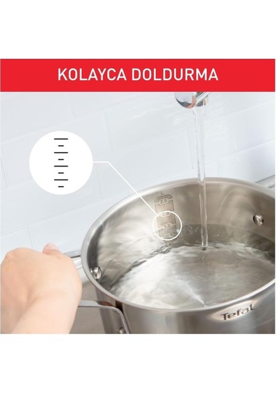 Tefal Duetto İndüksiyon Tabanlı 8 Parça Çelik Tencere Seti - 2100 Diğer