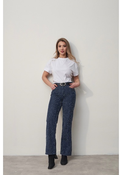 Rabia Çelik Kadın Lacivert Stragiht Fit Tüvit Marka Model Jean Pantolon Lacivert Lacivert Rabia Çelik Kadın Lacivert Stragiht Fit Tüvit Marka Model Jean Pantolon Lacivert Lacivert