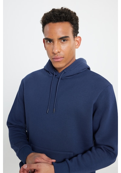 Ac&Co / Altınyıldız Classics Standart Fit Normal Kesim Kapüşonlu Kanguru Cepli Pamuklu Erkek Sweatshirt - Lacivert Ac&Co / Altınyıldız Classics Standart Fit Normal Kesim Kapüşonlu Kanguru Cepli Pamuklu Erkek Sweatshirt - Lacivert
