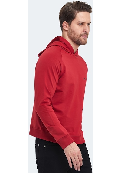 Slazenger KICKER IN Erkek Sweatshirt Kırmızı
