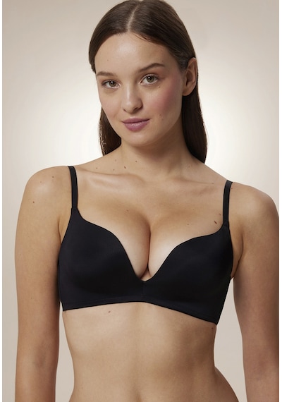 Penti #Hiççamaşırı Siyah Decollette Push Up Balensiz Sütyen