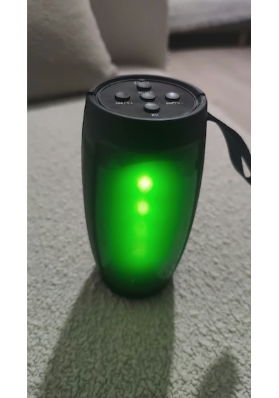 Bluetooth Hoparlör Rgb Led Işıklı Taşınabilir 5w Tws Usb Tf Kart Destekli