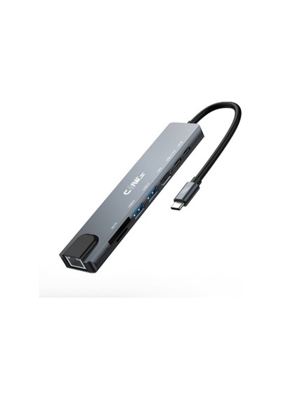 Çevirici Hub, 8in1 Özellikli Hızlı Şarj Ve 4k Hdmı Bağlantısı