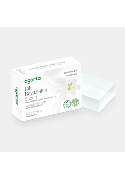 Agarta Doğal Cilt Beyazlatıcı Sabun El Yapımı 150 G