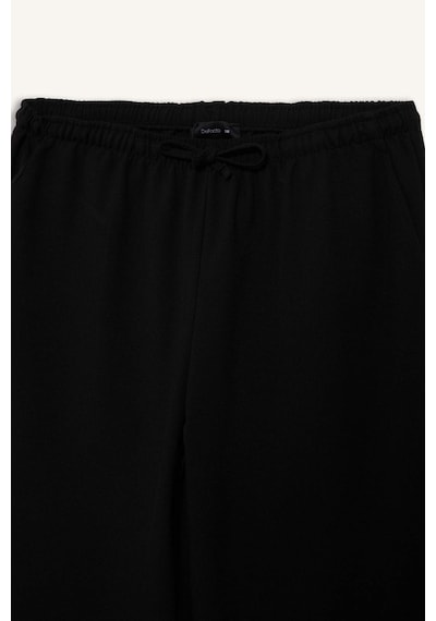 Defacto Wide Leg Kumaş Palazzo Pantolon C1428AX23WN Siyah