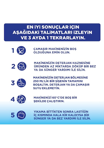 Marc Çamaşır Makinesi Temizleyici 4 Adet x 250 Ml.