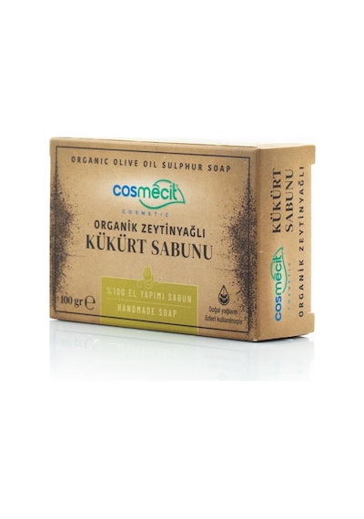 Cosmecit Organik Zeytinyağlı Kükürt Sabunu 100 Gr