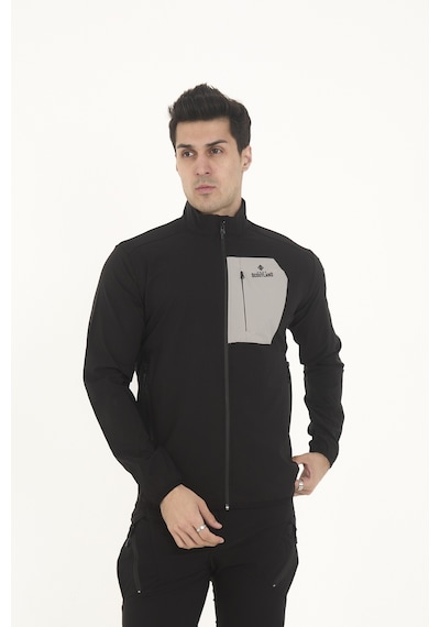 Camp Scoutland Camp255 Outdoor Tactical Su İticili Erkek Fermuarlı Taktik Sweatshirt Siyah