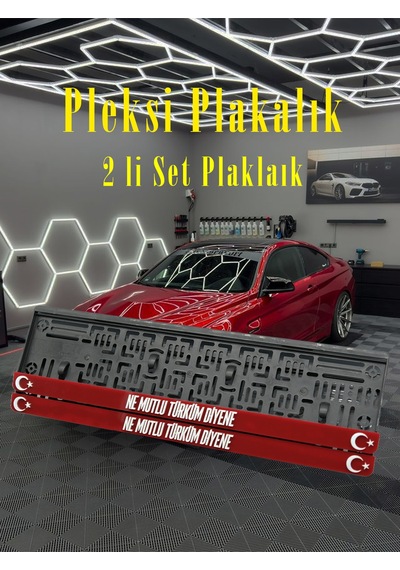Ne Mutlu Türküm Yazılı Pleksi Plakalık