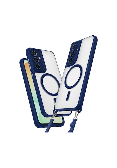 Samsung Galaxy Uyumlu   S25 Kılıf Enka Magsafe Silikon Kılıf - Lacivert