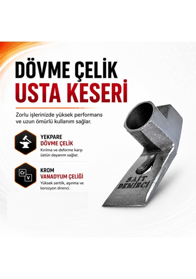 Usta Keser Çok Amaçlı Dövme Çelik Kalıp, İnşaat, Bahçe Keseri