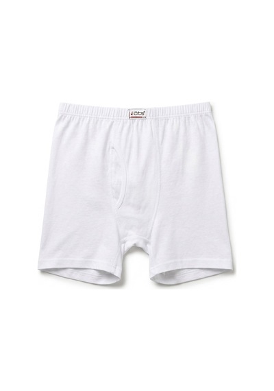 Öts Erkek %100 Pamuk Boxer Süprem Premium Günlük Kullanım 2620 Beyaz