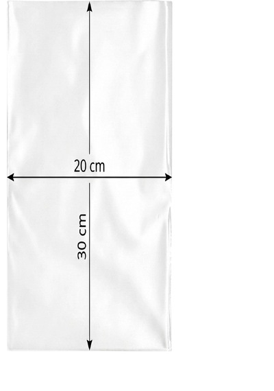 Arma Naksan Şeffaf Bakkaliye Şarküteri Bakliyat Şeker Torbası Poşeti 1'lik 1 KG 20 x 30 CM 265 Adet