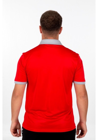 Hummel Otantik Polo Yaka Kamp Tişört Kırmızı