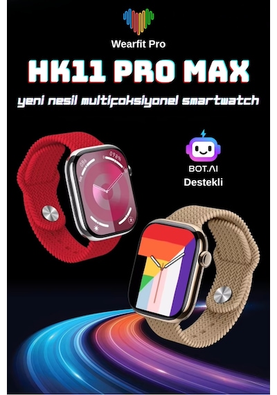 Wearfitpro Hk11 Pro Max 49mm Amoled Ekran Yeni Nesil Chat Bot Destekli Yeni Özelliklere Sahip Akıllı Saat