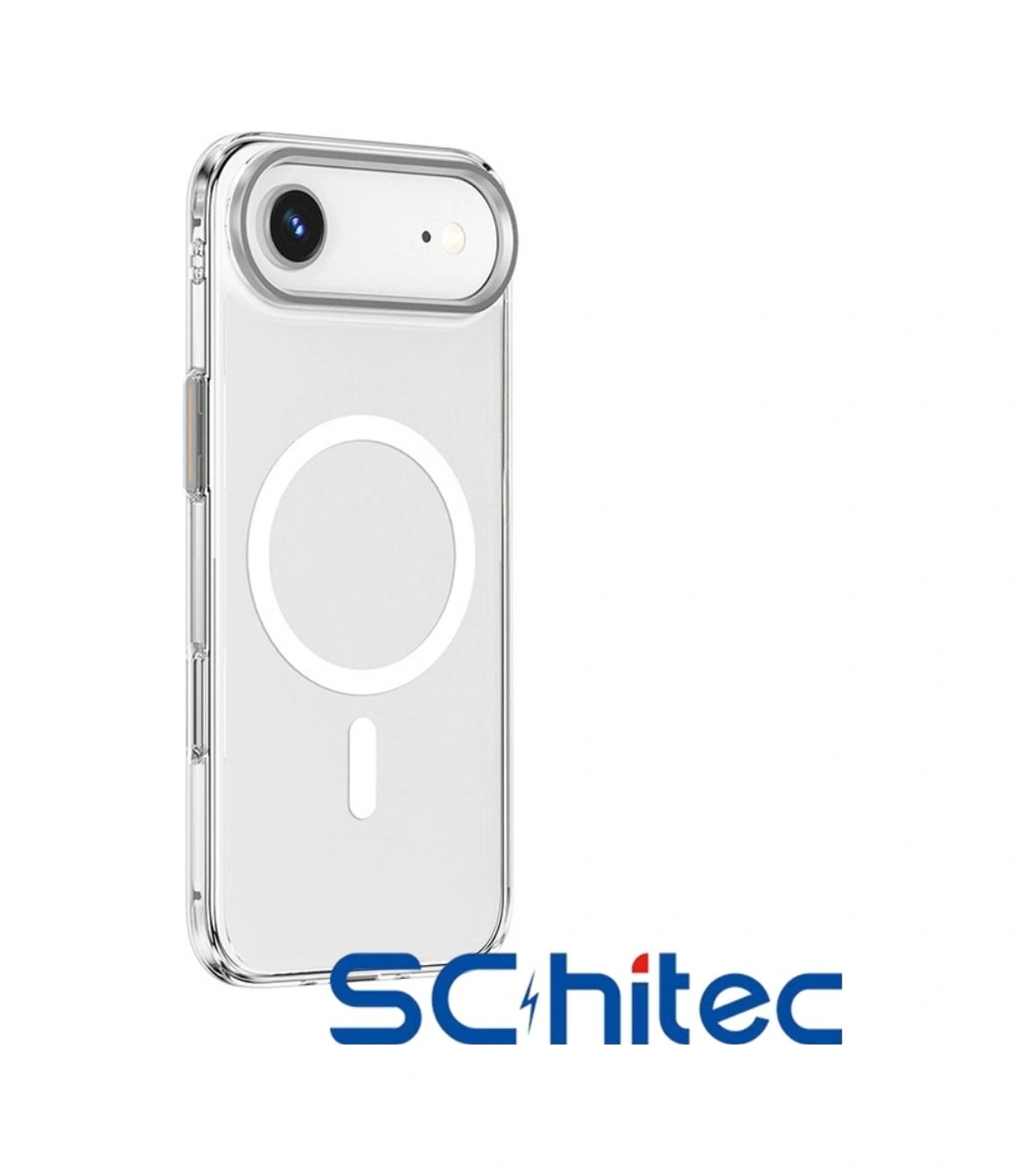Schitec Apple Uyumlu iPhone 17 Air Magsafe Özellikli Şeffaf Kılıf