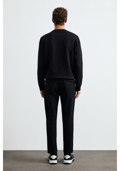 Lufian Grand Erkek Sweatshirt 112030192 Siyah