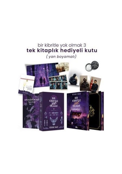 Bir Kibritle Yok Olmak 3 Hediyeli Yan Boyamalı Kutu / Özge Naz