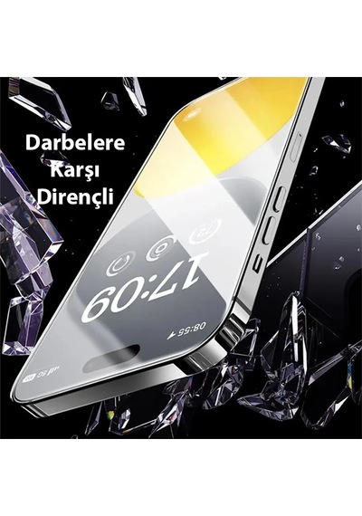 Baseus Apple, Uyumlu iPhone 15 Hd Tempered Full Koruma Cam Ekran Koruyucu- 5775 99110521