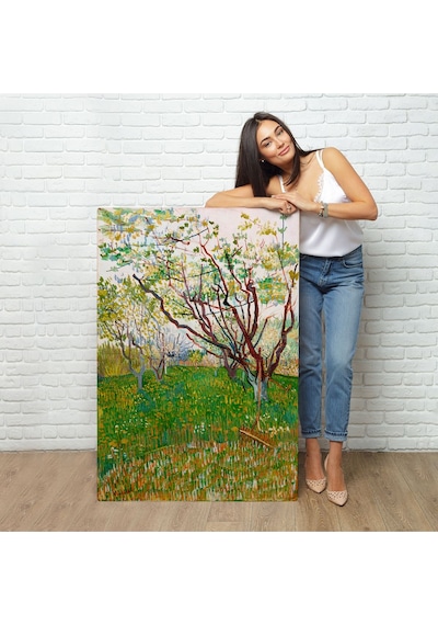 Miyrem^ Canvas Serie Vincent Van Gogh - Meyve Çiçekleri Tablosu-7450