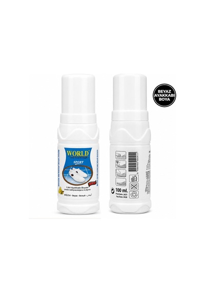 World Sport Ayakkabı Boyası 100ml Likit Beyaz - 12'li Paket Diğer