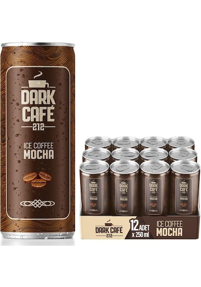 Dark Café 212 Soğuk Kahve Mocha 250 Ml X 12 Adet Hazır