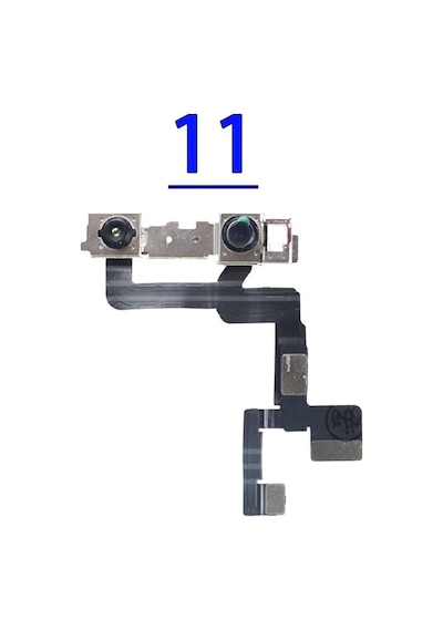 Apple Uyumlu iPhone 11 Ön Kamera + Sensör Flex 1. Kalite