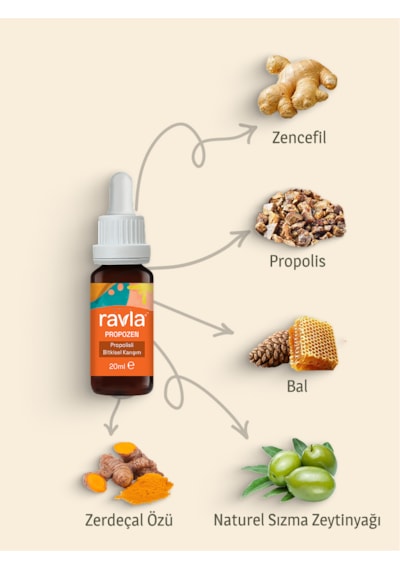 Ravla Propozen Propolisli Bitkisel Karışım - 20ml