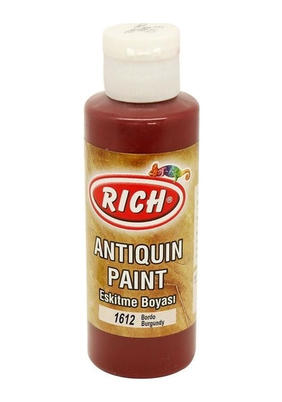 Mey İthalat Rich 1602 Bordo 120 Ml Eskitme Ahşap Boyası