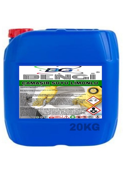 Çamaşır Suyu Limon Kokulu 20 Kg Tekli