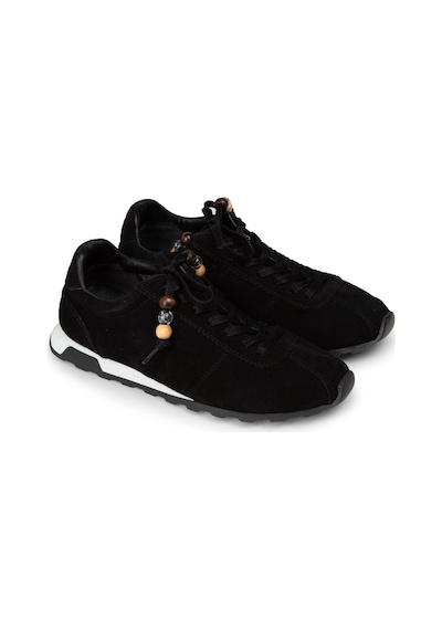 Deery Kadın Hakiki Süet Siyah Sneaker Ayakkabı - M5129zsyhc01 Siyah