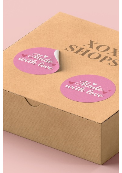 Made With Love Sevgiyle Hazırlandı Sticker 3x3cm St2405 Çok Renkli