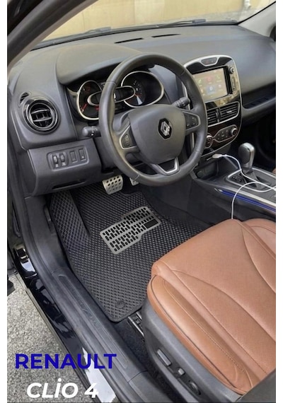 Renault Clio 4 Premium Hücreli Eva Paspas-siyah
