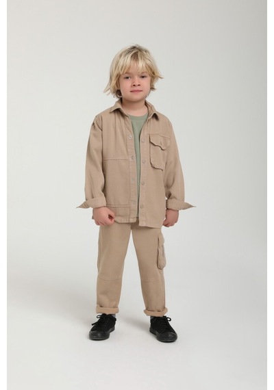 Xo Kids Erkek Çocuk Pantolon 1-4 Yaş 2545 Camel