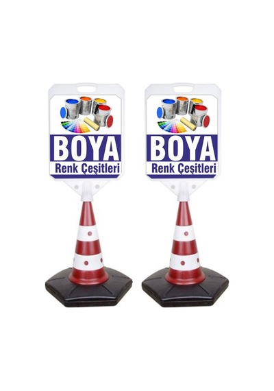 Boya Temalı Reklam ve Uyarı Dubası 2 Adet