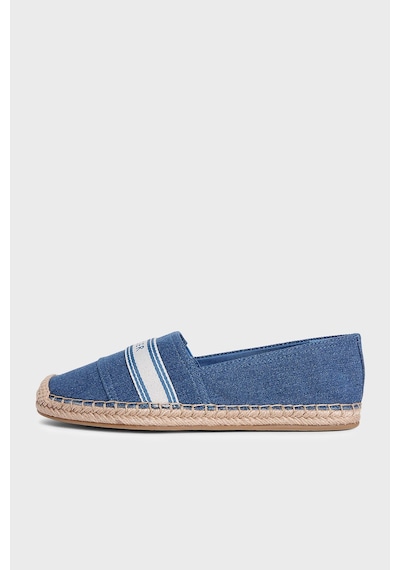 Tommy Hilfiger Logolu Espadril Ayakkabı Bayan Ayakkabı Fw0fw09334 1cd Mavi