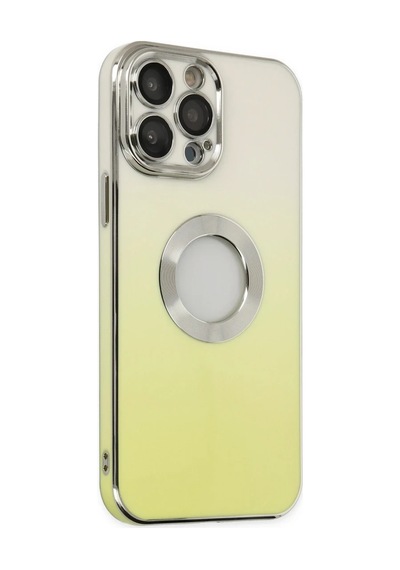 Apple Apple Uyumlu iPhone 14 Pro Max Kılıf Best Silikon - Sarı 0.2M-Çok Renkli