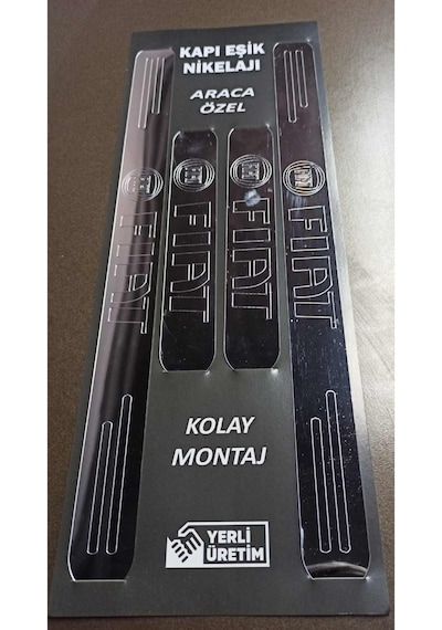 Fiat / Tofaş Uno ile Uyumlu Kapı Eşiği ve Kapaklı Numaratör (Park Tel)