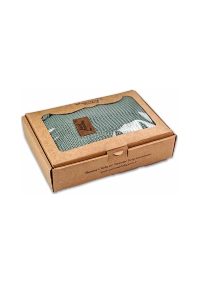 Mummy's Baby Organik Pamuk Battaniye 80x100 Yeşil