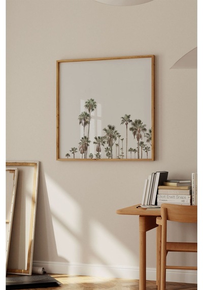 Ahşap Çerçeveli Mdf Kare Tek Tablo Kendi Tablo Setinizi Oluşturacağınız Liste Tx1007 23 X 23