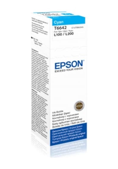 Epson C13t66424a T6642 Cyan Mürekkep L110-l200-l550-l355 Nhr Diğer