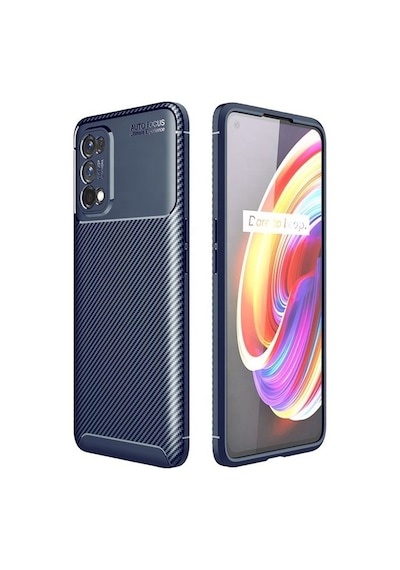 Apsuwa Oppo Apsuwa Realme 7 Pro Kılıf Negro Karbon Fiber Silikon