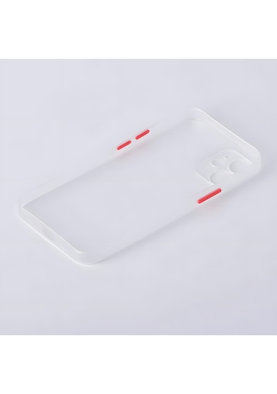 Apple Uyumlu iPhone 12 Mini Kılıf Slims Mat Ve Ultra İnce Kılıf Renksiz
