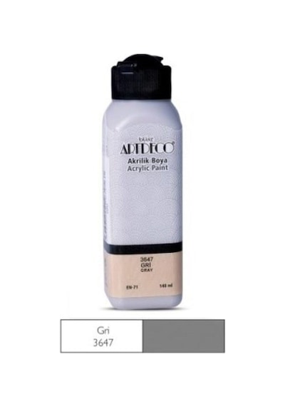 Artdeco Gri Akrilik Boya 140 Ml