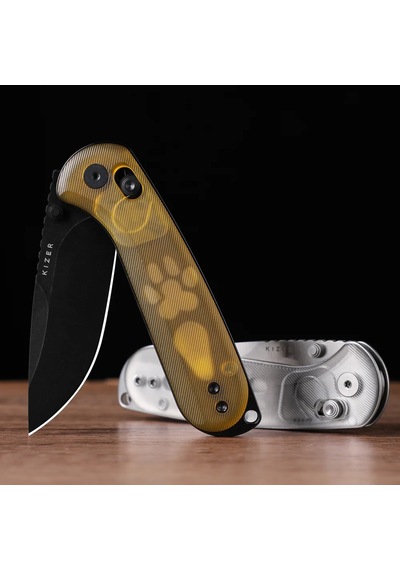 Kizer Buddy Iı Kizer Clutch Lock Peı Aeb-l Pvd Coating & Stonewashed Kizerv 3790a1 Kamp Çakısı Siyah - Kahverengi Kizer Buddy Iı Kizer Clutch Lock Peı Aeb-l Pvd Coating & Stonewashed Kizerv 3790a1 Kamp Çakısı Siyah - Kahverengi