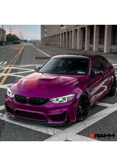 Bmw M3 M4 F80 F81 F82 F83 Ön Lip Parlak Siyah